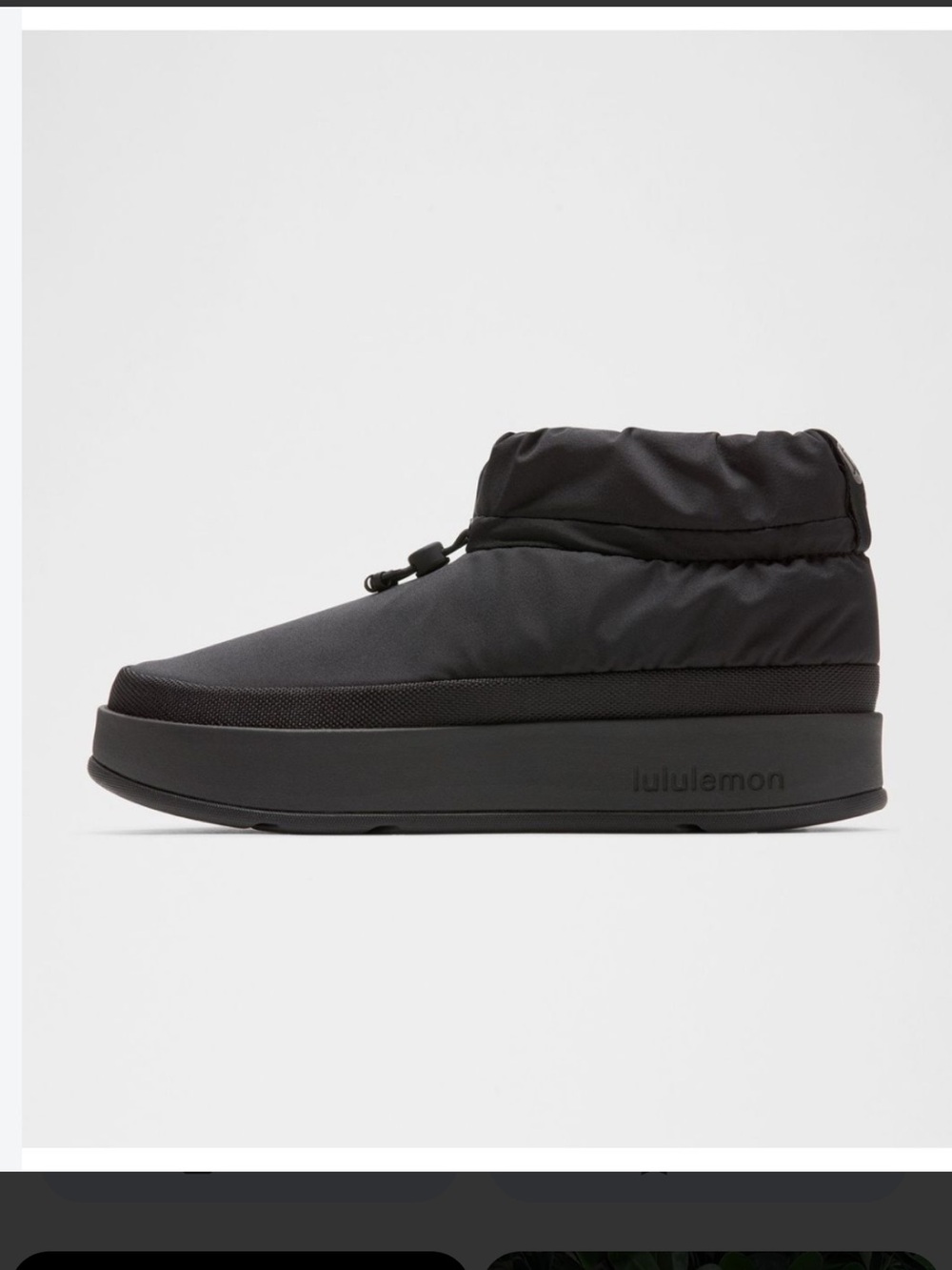 Lululemon Wunder puff Black Boot 7.5 - Picture 3 of 6